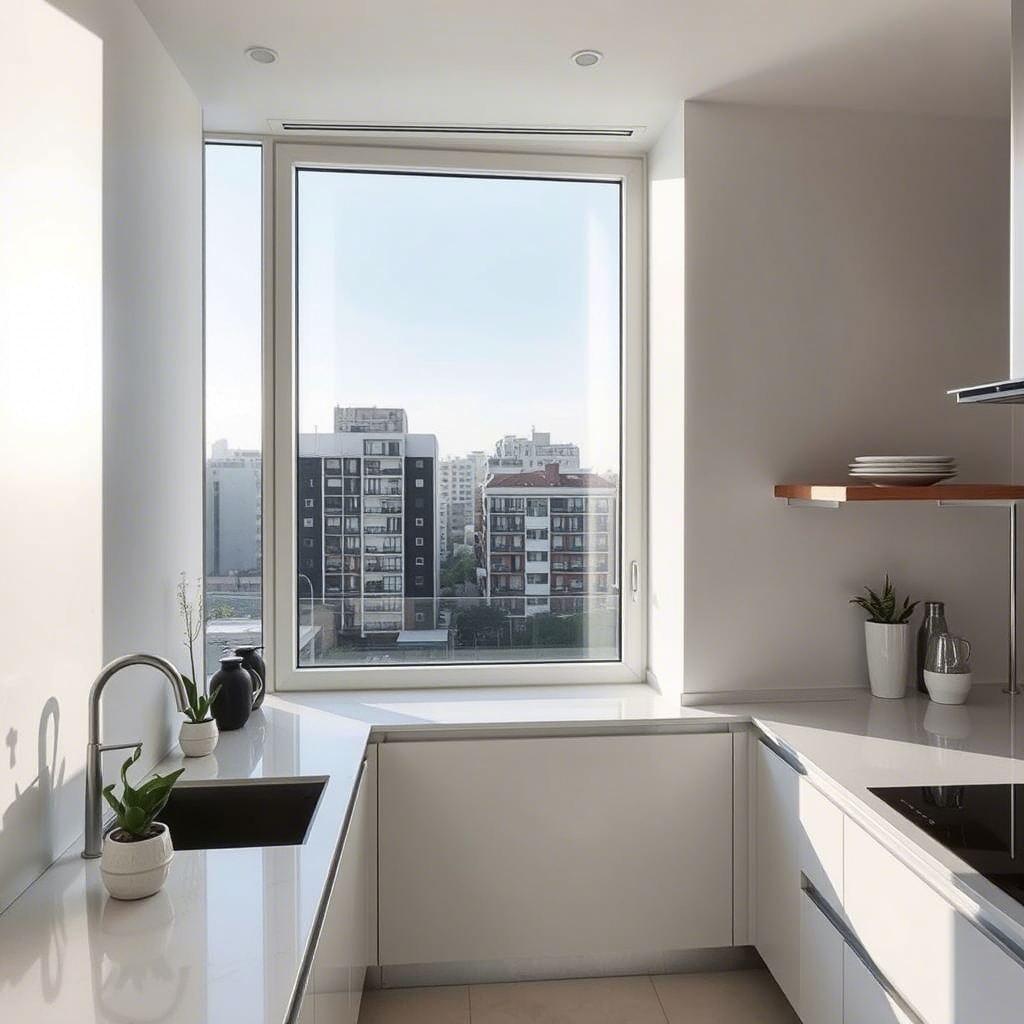 Ventana corredera de aluminio en Barcelona